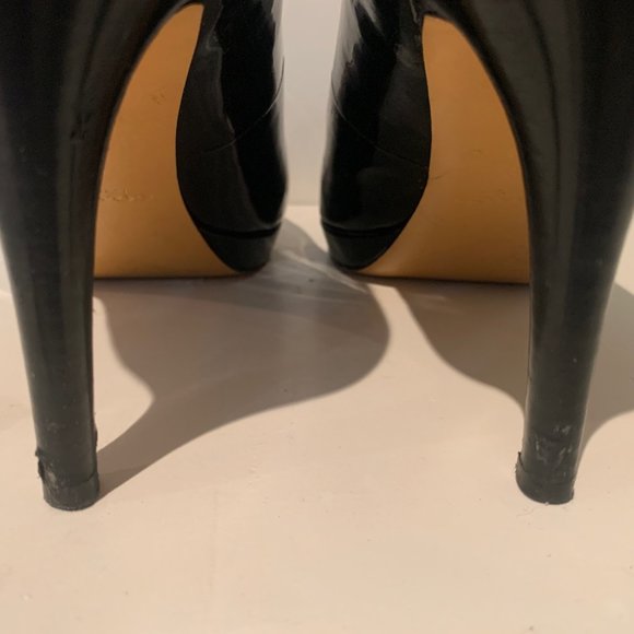 Coach platform heels, black patent leather - Picture 5 of 5